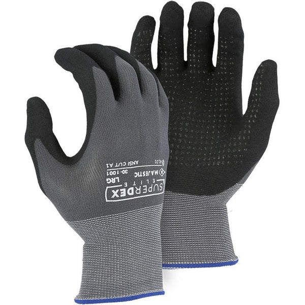 SuperDex Elite Premium Foam Nitrile Majestic Gloves A1 Cut Resistant – X1  Safety
