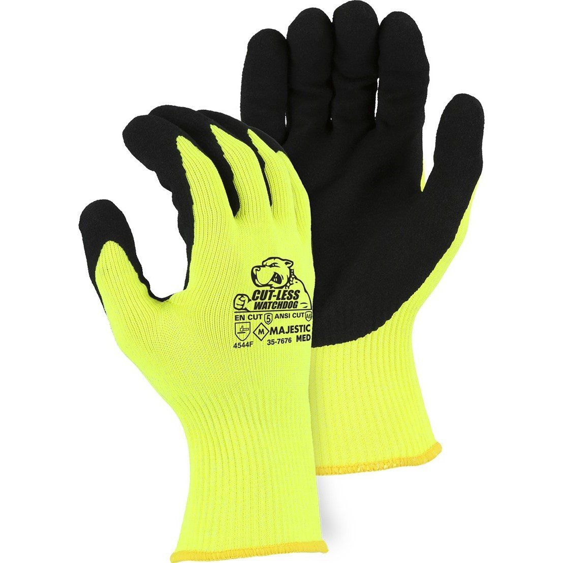 Oil Resistant Work Gloves w/Micro Sandy-Foam Nitrile Palm Coating
