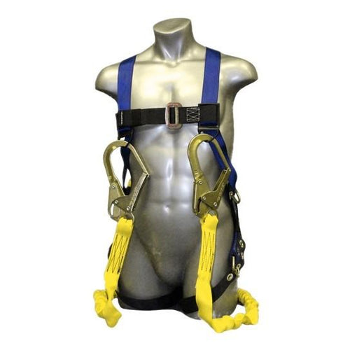 Fall Safety Kit - 3D (Back & Hips), 6' Twin Leg, Mating/Tongue