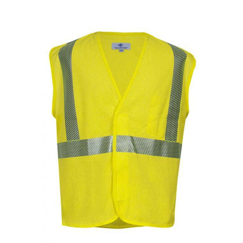 Hi-Vis Mesh Safety Vest- FR/Arc Flash Resist, Type R Class 2 – X1