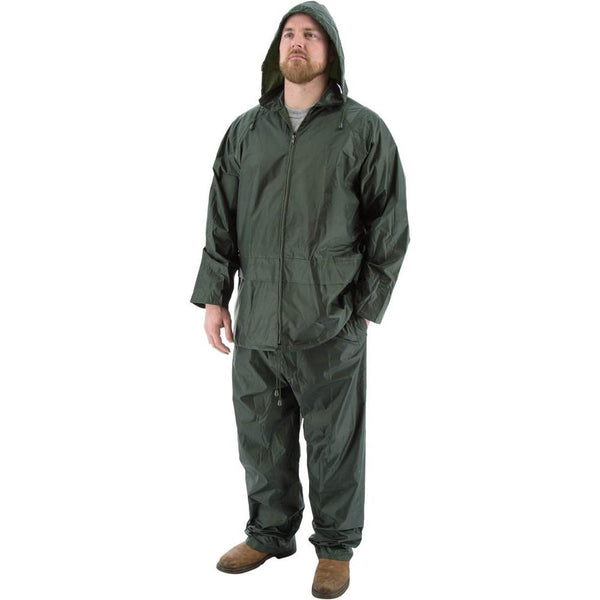 PK 6 Rain Suits - Two-Piece Hooded Polyester (PK 6 Suits) – X1 Safety