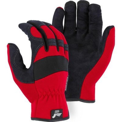 Mechanics Gloves with Slip-On Elastic Cuff from X1 Safety
