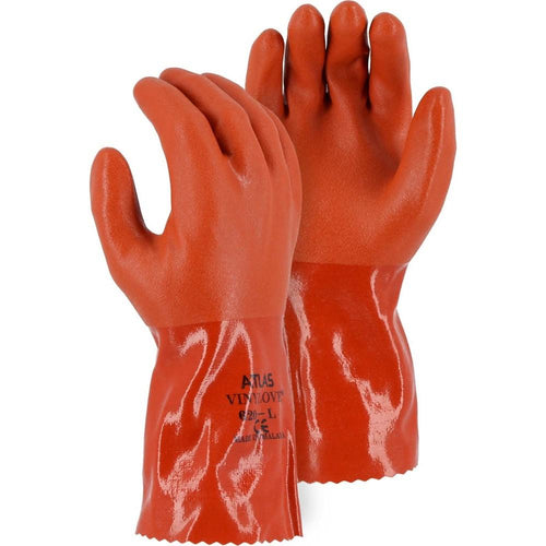 Showa PVC Lined Chemical Resistant Gloves - Gauntlet Cuff (PK 12 Prs) – X1  Safety