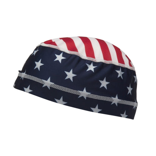 Skull Cap Liner - American Flag, Adult Unisex, Size: One size