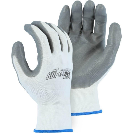 Washable Disposable Gloves - Foam Nitrile Palm on Nylon Glove (PK 24 Pairs) - Majestic Glove